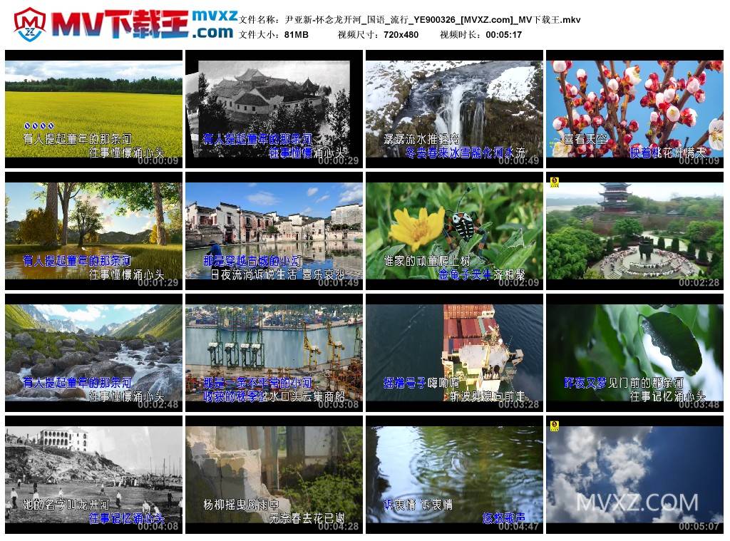尹亚新-怀念龙开河_国语_流行_YE900326